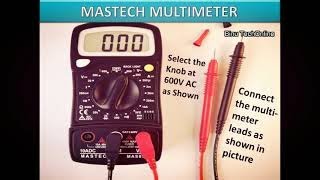 How to check earthing with multimeter [upl. by Sedgewinn]