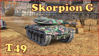 T49 Rheinmetall Skorpion G  WoT Blitz UZ Gaming [upl. by Aw]