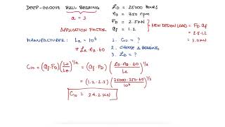 Bearing Load Rating and Life  Example 2 [upl. by Combes]