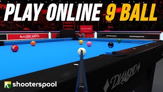 Play Online 9Ball with Worldwide Billiard Players  Gameplay Shooterspool [upl. by Ettenad]