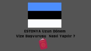 Estonya Uzun Dönem Vize Başvurusu Nasıl Yapılır [upl. by Lundin]