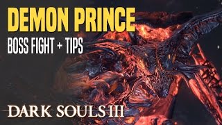 DS3 Demon Prince bossfight  TIPS NG [upl. by Ridinger]