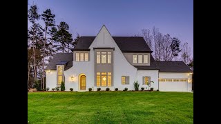 Modern English Tudor Home Walkthrough  Charlotte Luxury Homes  PresPro Custom Homes  Camden Plan [upl. by Asiaj]