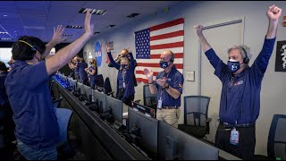 NASA Perseverance Rover Lands Safely On Mars  FULL LANDING SEQUENCE [upl. by Irollam429]