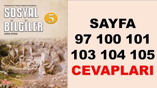 5 Sınıf Sosyal Bilgiler Ders Kitabı Sayfa 97 100 101 103 104 105 Cevapları [upl. by Noryb160]