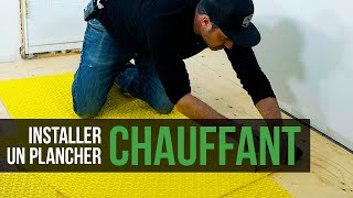 Comment installer un plancher chauffant électrique radiant [upl. by Castor]