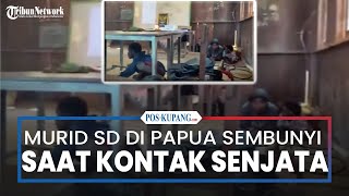 Beredar Video Murid SD di Papua Ketakutan saat Kontak Senjata Dekat Sekolah [upl. by Betsy]