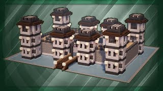 Minecraft How To Build A Castle Tutorial 1 [upl. by Erehpotsirhc]