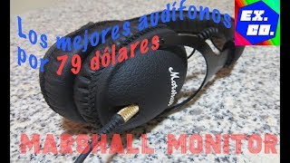 Marshall Monitor el mejor audífono por 79 dólares Review comentarios tras 1 año y medio [upl. by Adnowat]