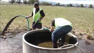 Karcher Mudsucker Demonstration  Cleaning Troughs [upl. by Ade]