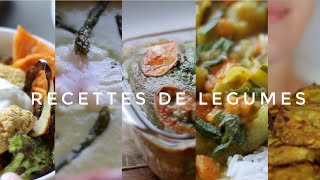 5 recettes pour MANGER PLUS DE LÉGUMES [upl. by Beverlee830]