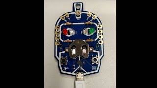 RoboBadge TVBGone test [upl. by Zacharia]