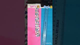 Boys vs Girls stationery 💙💗boysvsgirls asmr ytshorts stationery yttrending cute [upl. by Sivar]