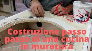 Costruzione di una cucina in Muratura [upl. by Levey]