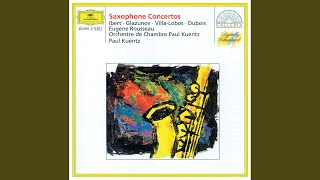 Glazunov Concerto in E flat op109 for Alto Saxophone a String Orchestra [upl. by Blas]