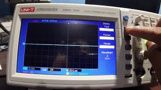 How to Set DSO for Laptop Repairing Purpose  UNIT UTD2102CEX Digital Oscilloscope setting [upl. by Tare]