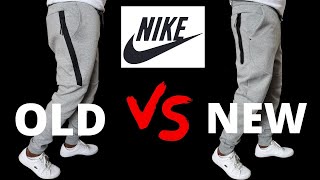 Nike Tech Fleece Joggers Old Season vs New Season  Mens Tracksuit [upl. by Colligan]