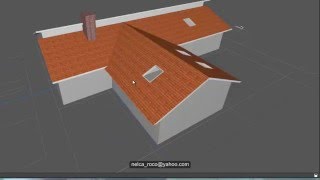 DiaLux evo  How to create a complicated roof [upl. by Ahsyad]