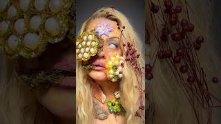 Trypophobia Meets Dead Mermaid 🧜‍♀️⚠️ makeuptransformation makeup mermaid trypophobia cosplay [upl. by Anelhtak440]