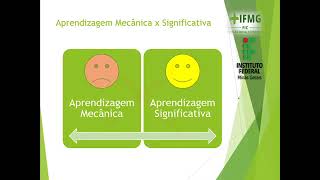 Mapa Conceitual e Aprendizagem Significativa  Semana 1 [upl. by Lucais]