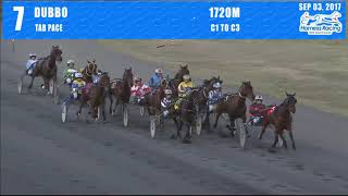 DUBBO  03092017  Race 7  TAB PACE [upl. by Annaer940]