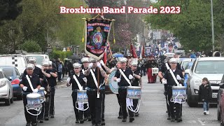 Broxburn Band Parade 2023 [upl. by Eilahtan]