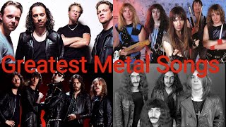 Top 100 Greatest Metal Songs Of All Time [upl. by Alilak94]