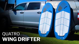 Quatro Wing Drifter Foilboard Review [upl. by Eycal451]