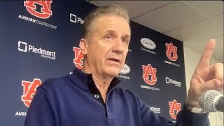 John Calipari postgame  Auburn 67 Arkansas 60 [upl. by Ellissa488]