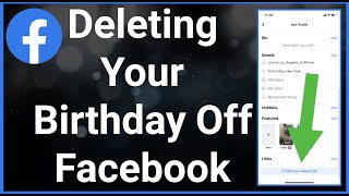 How To Delete Facebook Birthday Date [upl. by Luigi]