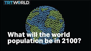 The worlds population from 1800 to 2100 based on UN predictions [upl. by Seiter]