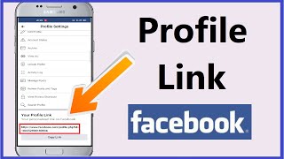 How to get your Facebook profile link 2021  Personalized profile link [upl. by Eydnarb]