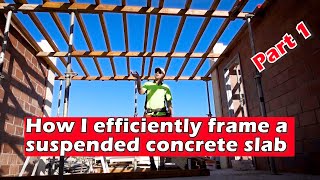 How to build a suspended concrete slab part 1 [upl. by Guss]