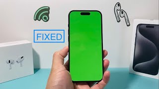 How to Fix Green Screen on iPhone [upl. by Sonja]