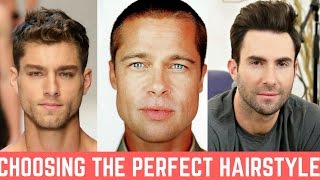 Getting the PERFECT Men’s Haircut That Suits your Face [upl. by Aluor]