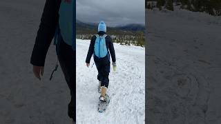 Snowshoeing in Colorado 🧣❄️ [upl. by Adnalor241]