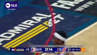 Steal and dunk by Branden Jenkins MornarBarsko zlato – Cibona 4112024 [upl. by Oliva84]