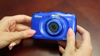 A Quick Look at Nikons COOLPIX S33 Compact Digital Camera [upl. by Yerhpmuh]