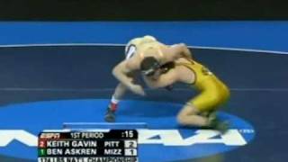 2007 NCAA Championships  Askren vs Gavin [upl. by Etteoj]