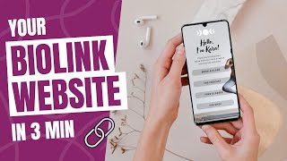 How to Create a Bio Link Website with Canva  Tip Talk 10 [upl. by Milka190]