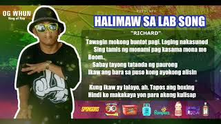 Halimaw sa Lab Song Feat Shernan Lyrics Video Og Whun Album Vol2 [upl. by Julietta492]