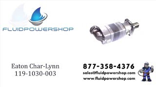 CHARLYNN ®  EATON ® 1191030003 NEW HYDRAULIC MOTOR [upl. by Mall]