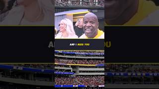 Terry Crews quotA Thousand Milesquot  Having fun at Rams vs 49ers game terrycrews shorts [upl. by Attenol]