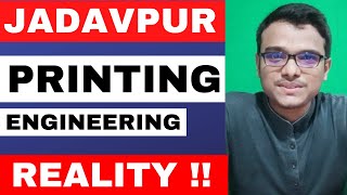 Jadavpur University  Printing Engineering  Placements  WBJEE [upl. by Ihskaneem]