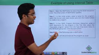 SAP ABAP  Internal Tables [upl. by Orapma581]