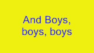 Boys Boys Boys  Lady Gaga Lyrics [upl. by Haras]