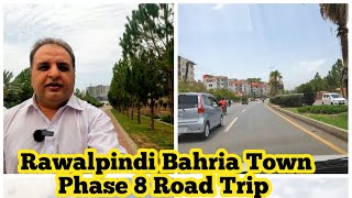 Rawalpindi  Bahria Town  Phase 8  Road Trip Enjoy  BY naimatvlogs [upl. by Ameerak]