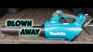 Makita 18v Brushless Blower Review The Perfect 18v Leaf Blower [upl. by Zoi]