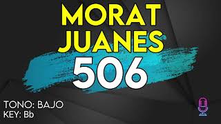 Morat Juanes  506  Karaoke Instrumental  Bajo [upl. by Yanffit466]