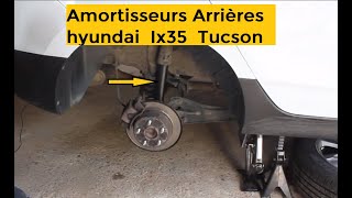 Hyundai IX35 Changement Amortisseurs Arrières [upl. by Leonardo]